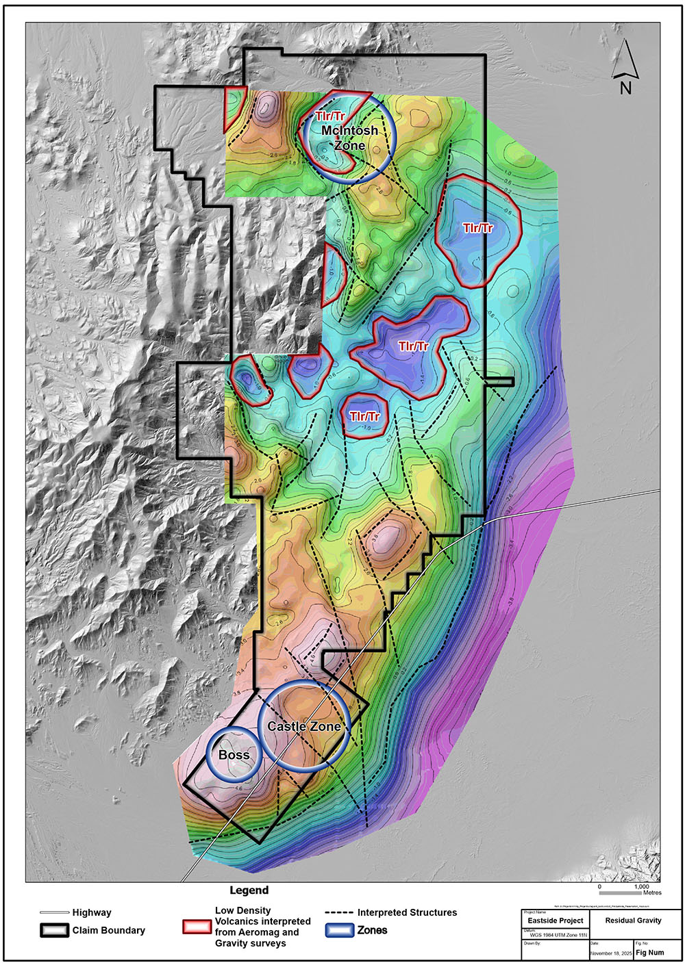 Layout Residual Gravity Map